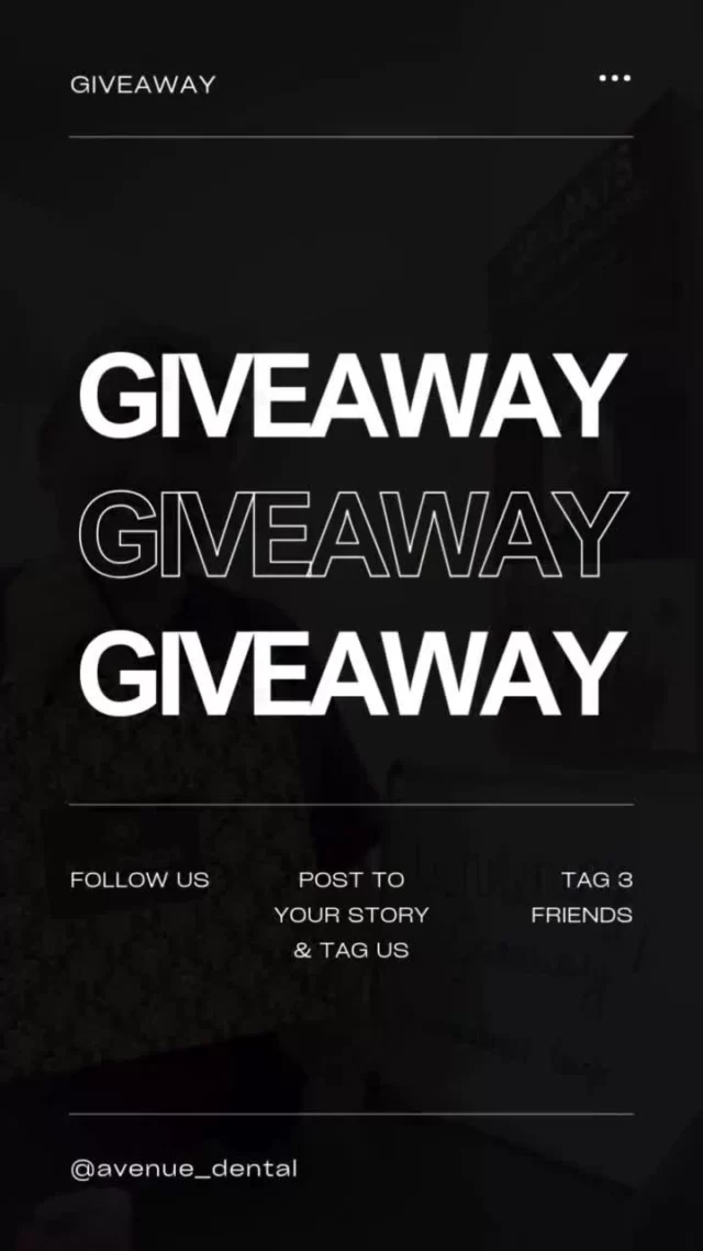 🎉 AVENUE DENTAL CENTRE – BIGGEST WHITENING GIVEAWAY! 💜
Ready to brighten your smile? One lucky winner will receive a FREE Boutique Whitening Kit, which includes:

🦷 Bespoke whitening trays
🧴 4x day or night whitening gels
✨ And, of course... AMAZING results!

Here’s how to enter:
1️⃣ Follow us @avenue_dental
2️⃣ Share this post to your story & tag us
3️⃣ Tag 3 friends in the comments who’d love a whiter smile!
📅 Don’t miss out – your brightest smile is just a few clicks away!

⏳ The countdown is ON! Winner announced in just 3 weeks
#Giveaway #TeethWhitening #BoutiqueWhitening #AvenueDentalCentre #SmileBrighter