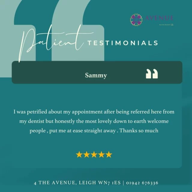 ⭐ Another Happy Patient! ⭐

We love hearing from our patients—thank you for trusting us with your smile!

We are accepting new patients! Same-day appointments and weekend appointments available.

📅 Book your consultation today!
https://audental.co.uk/avenue-dental-centre/ or call us 01942 676336

#PatientTestimonial #HappySmiles #DentalCare #ThankYou #AvenueDentalCentre #DentalPracticeLeigh