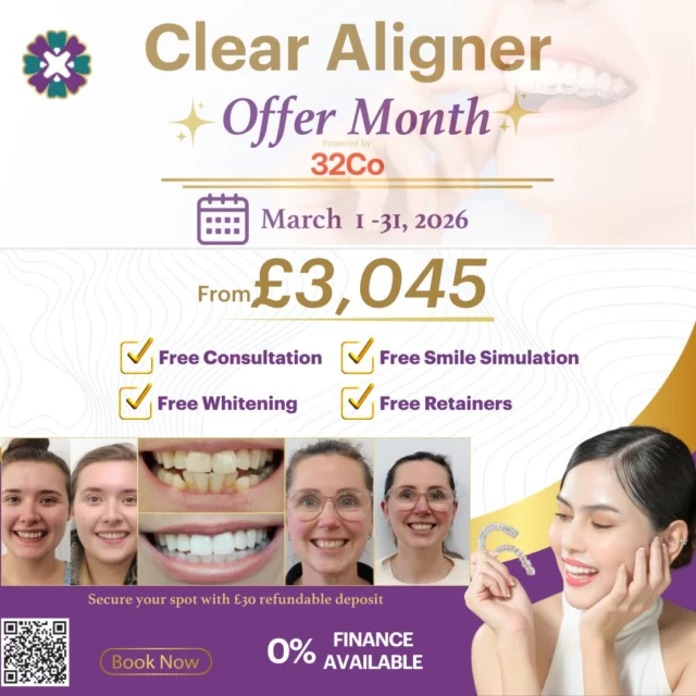 ✨ Smile in Style This March! ✨
Transform your smile with our 32Co Clear Aligner Offer Month – aligners starting from £3,045, including free consultation, whitening, and retainers.

📅 Offer valid 1–31 March 2026
💜 Secure your spot today with a £30 deposit and book your FREE consultation!
Start your smile transformation today.
🔗 Book online: https://audental.co.uk/avenue-dental-centre/
📞 Call us: 01942 676 336
#32Co #ClearAligners #SmileTransformation #AvenueDentalCentre #Leigh