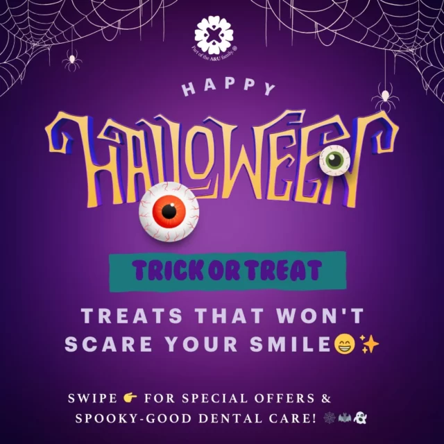 🎃 Trick or Treat? 🍬🦷

This Halloween, we've got some "treats" that won't scare your smile away! 😁✨

Swipe 👉 to discover special offers and spooky-good care for all your dental needs! 🕸️🦇👻

#HappyHalloween from Beach Road Dental Practice

#TrickOrTreat #SpookySmile #DentalDeals #HealthyTeeth